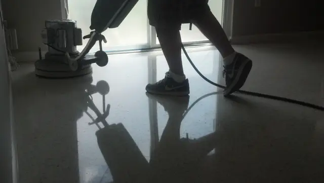 Polishing Florida Terrazzo Floors
