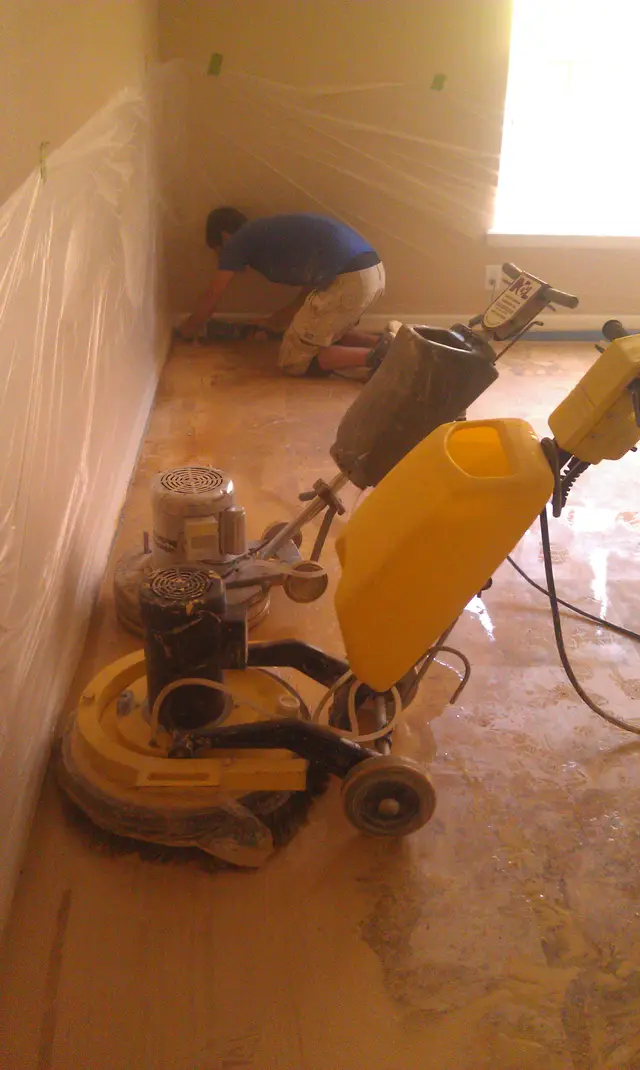 Marble Leveling Equipment used by Floor Cleaning Experts – Tom Workman