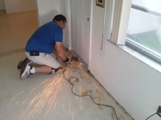 Removing Tack-strip Nails from Terrazzo