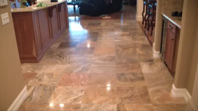 St Petersburg Travertine polishing & Sealing After